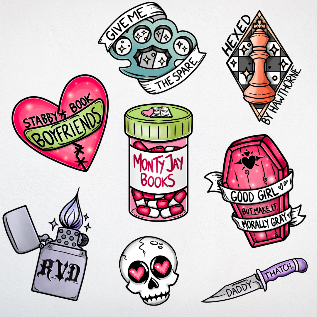 Hollow Boys & Monty Jay Sticker Bundle